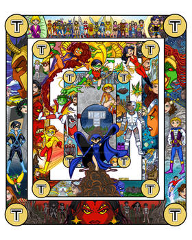 Toon Titans Poster Homage Poster