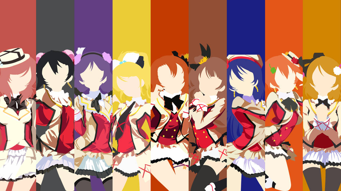 Love Live! minimalist wallpaper by sbbbgs on DeviantArt