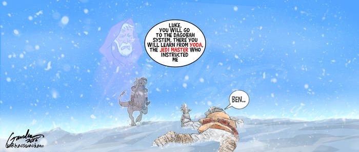 Luke Skywalker HOTH Snow