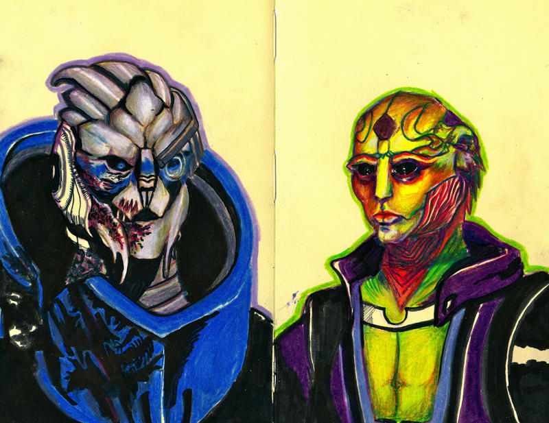 Garrus and Thane