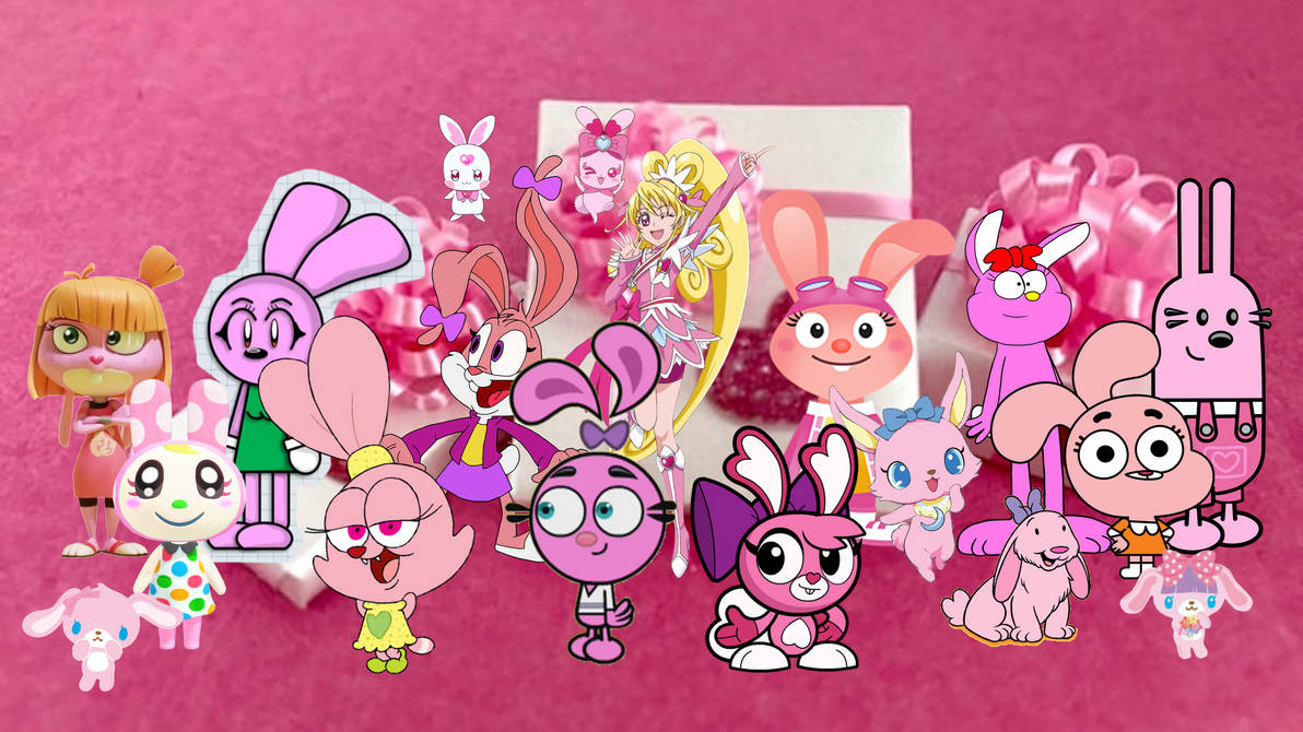 Lovely Pink Bunnies by TanyaKhisCreations on DeviantArt