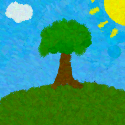 Tree painting