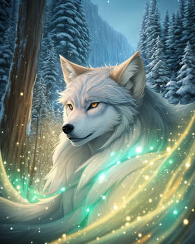 Cold winter, warm fur - Wolf