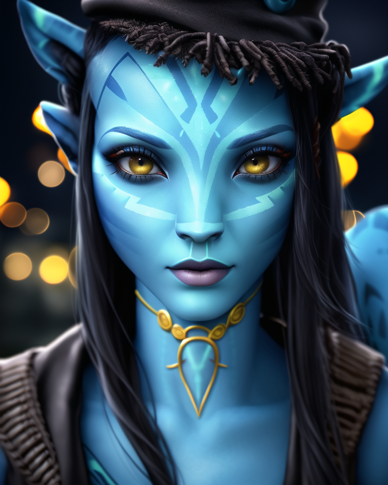 Avatar, Navi on the Earth, Cyberpunk by BeeChanArt on DeviantArt