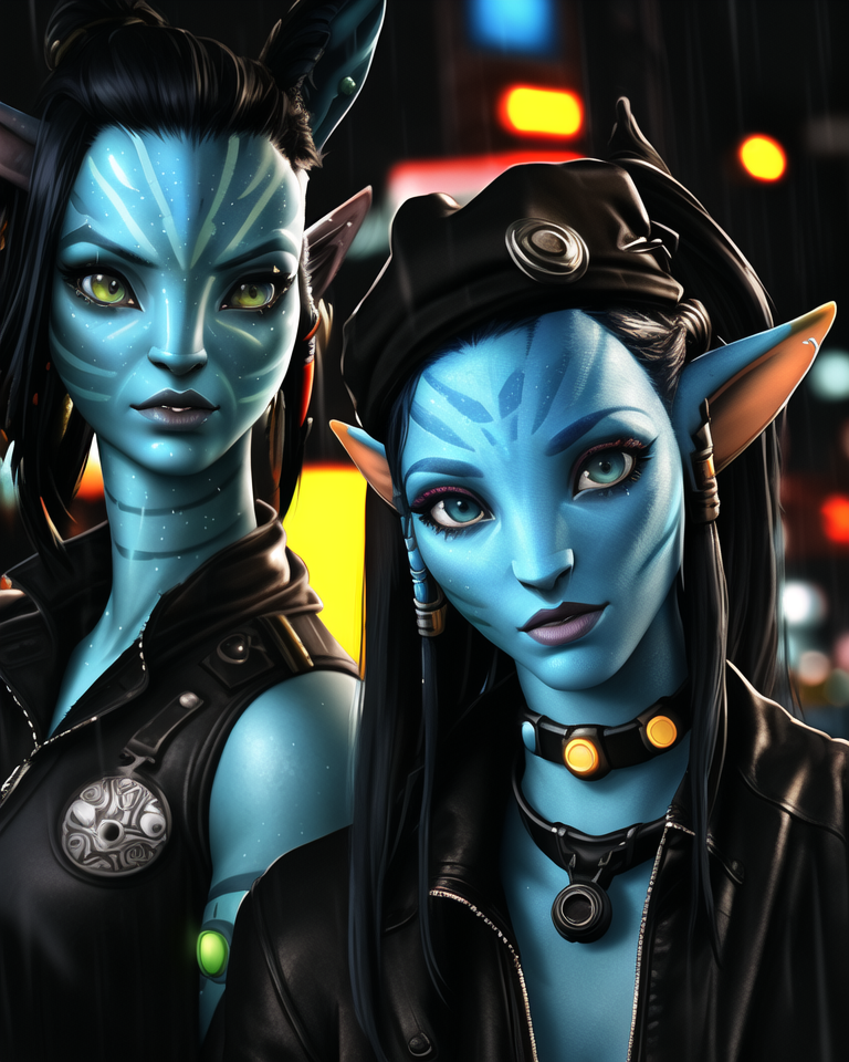 Avatar, Navi on the Earth, Cyberpunk by BeeChanArt on DeviantArt