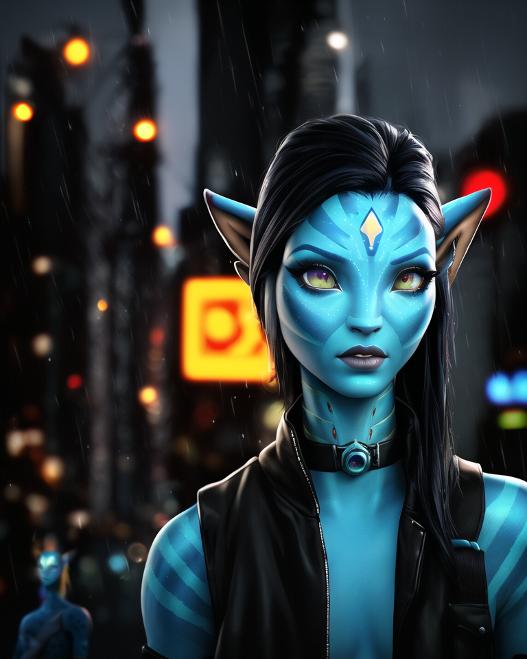 Avatar, Navi on the Earth, Cyberpunk by BeeChanArt on DeviantArt