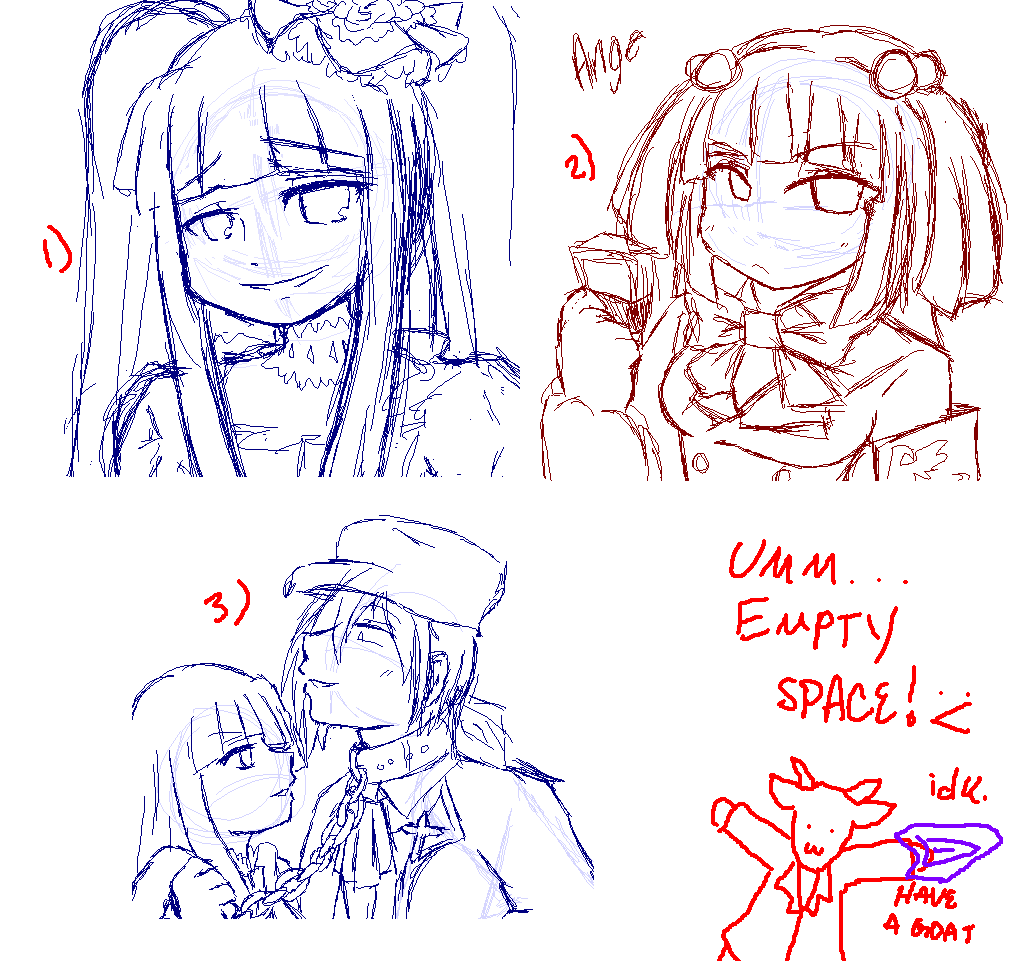 Umineko Sketch dump...kinda