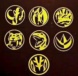 Mighty Morphin Power Rangers Power Coins by LoudCasaMAGA92 on DeviantArt