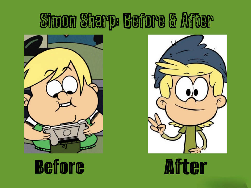 Simon Sharp: Before and After by LoudCasaMAGA92 on DeviantArt