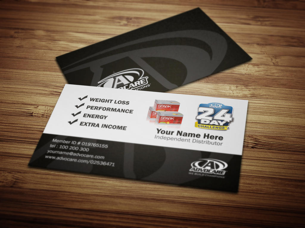 Advocare Business Card Templates by Tankprints on DeviantArt In Advocare Business Card Template