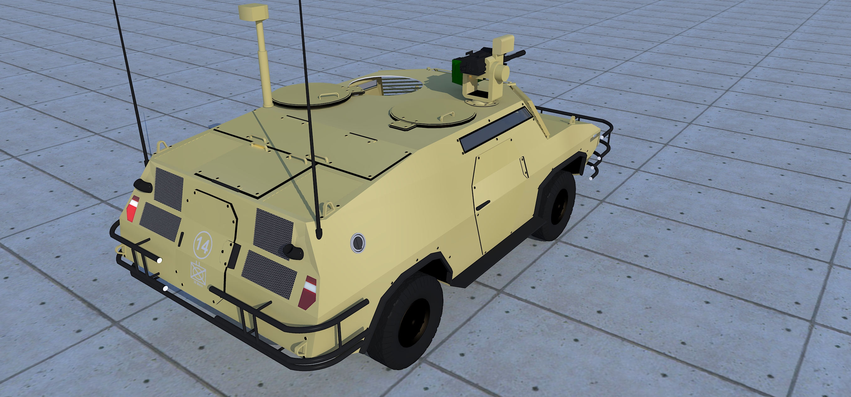 Fox reconnaissance vehicle/light MRAV1