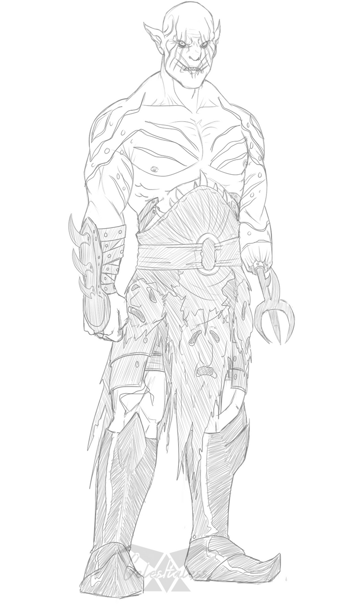 Azog by Celestialess on DeviantArt