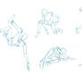 Pose Studies 1 - References from Mixamo