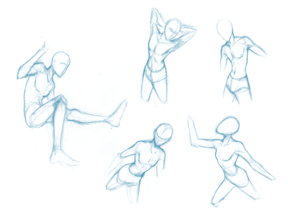 Random poses 6