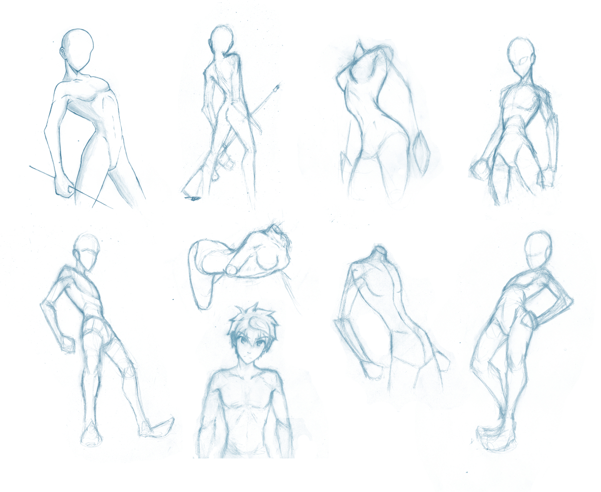 Pose Studies 5 - Fitting anatomy to your mannequin