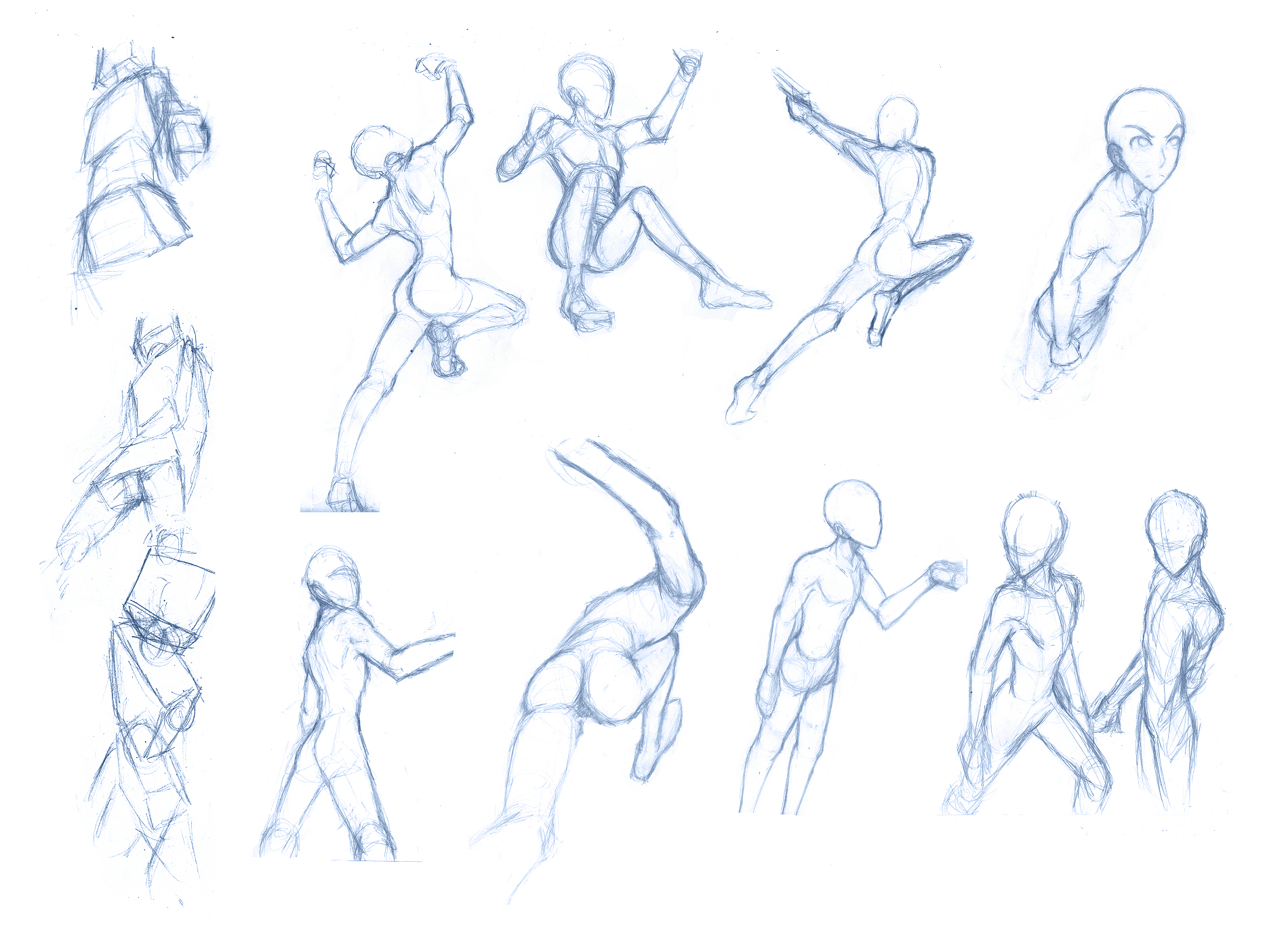 Random poses 17 (massive sheet)