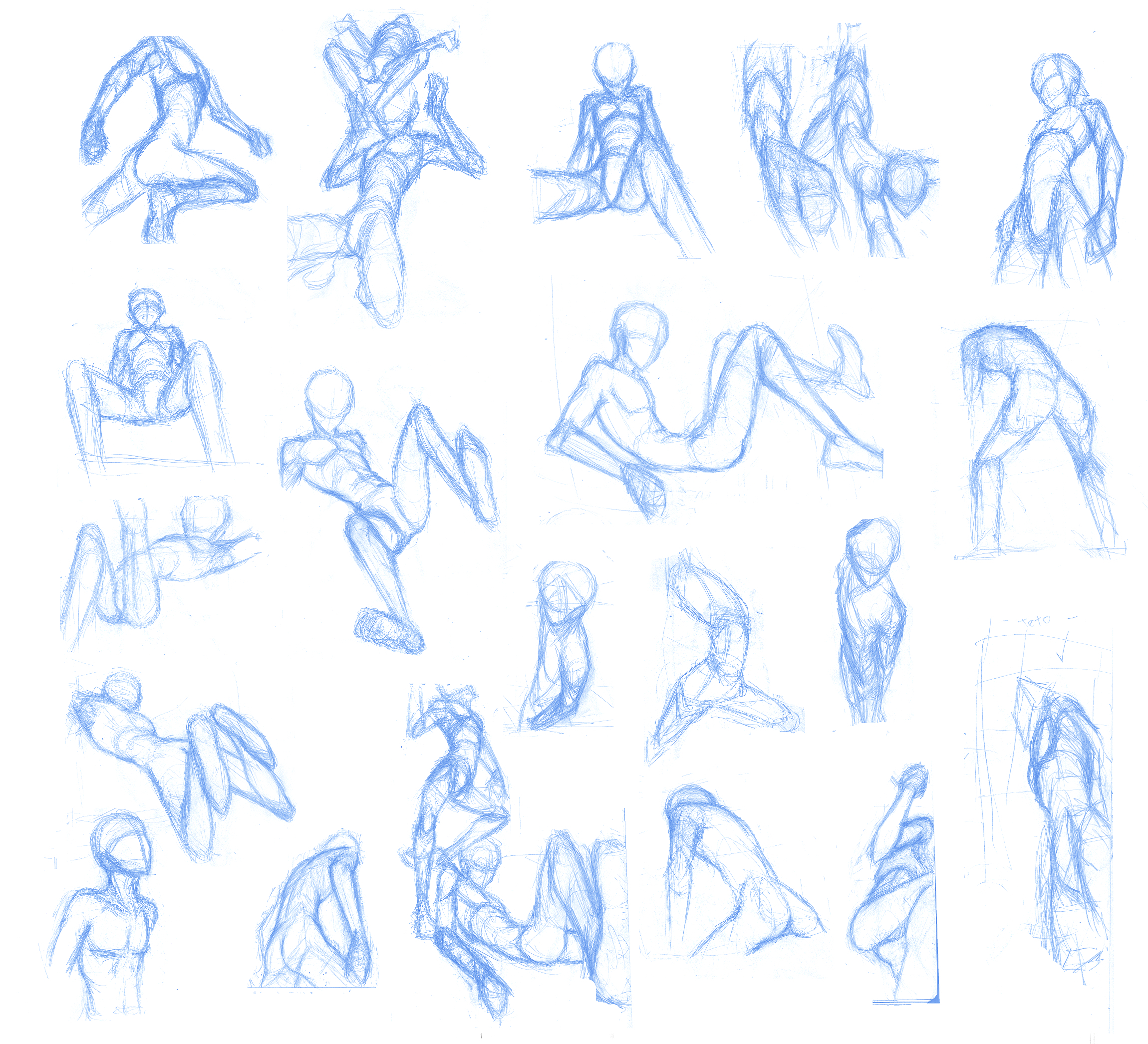 Random poses 23 (massive sheet)