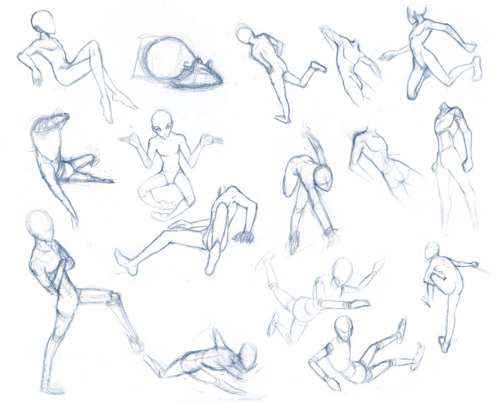 Random Poses Random poses 30 (massive sheet) by Vibrantes on DeviantArt