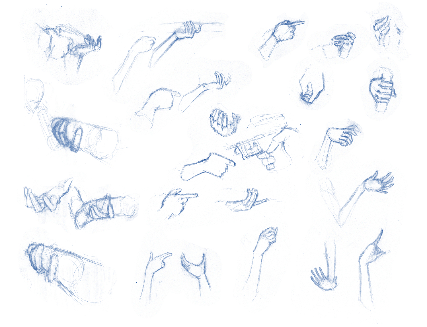 Hand studies 2