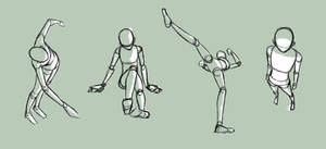 Pose Studies 14 - References from Pose Studio