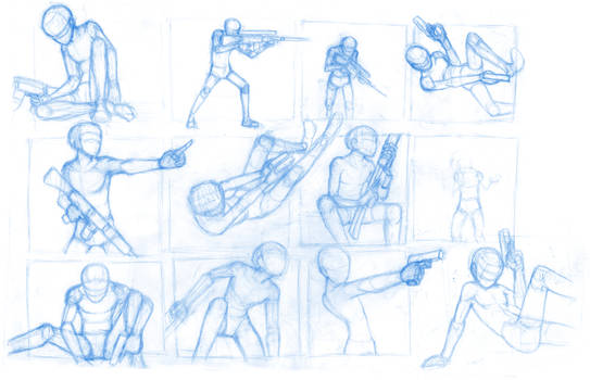 Pose Studies 21 (guns)