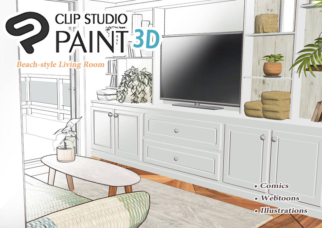 Beach Style Living Room 1 Clip Studio 3d Model By Vibrantes On Deviantart Beach Style Living Room 1 Clip Studio 3d Model By Vibrantes On Deviantart