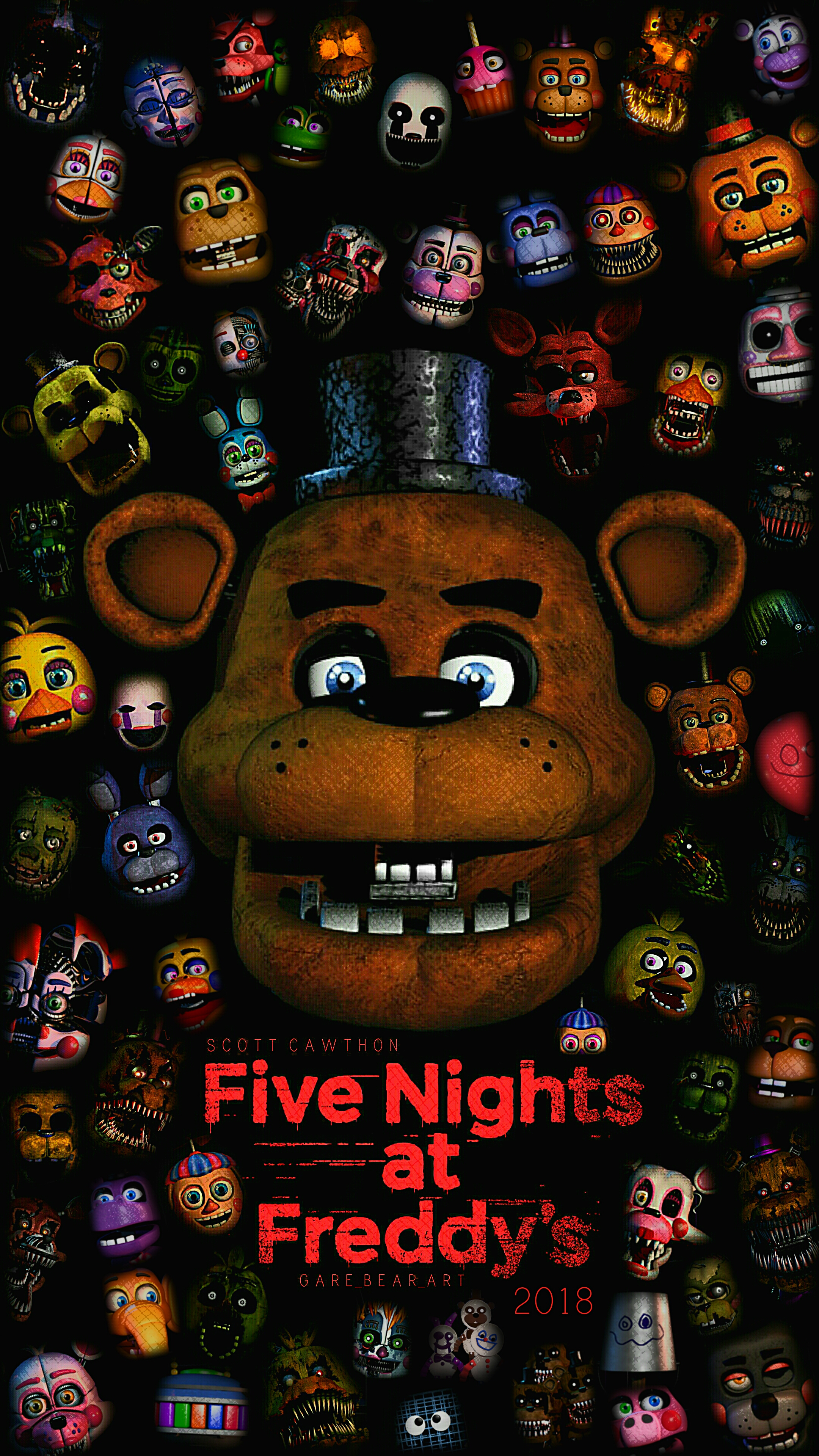 Five Nights At Freddy's Characters by GareBearArt1 on DeviantArt