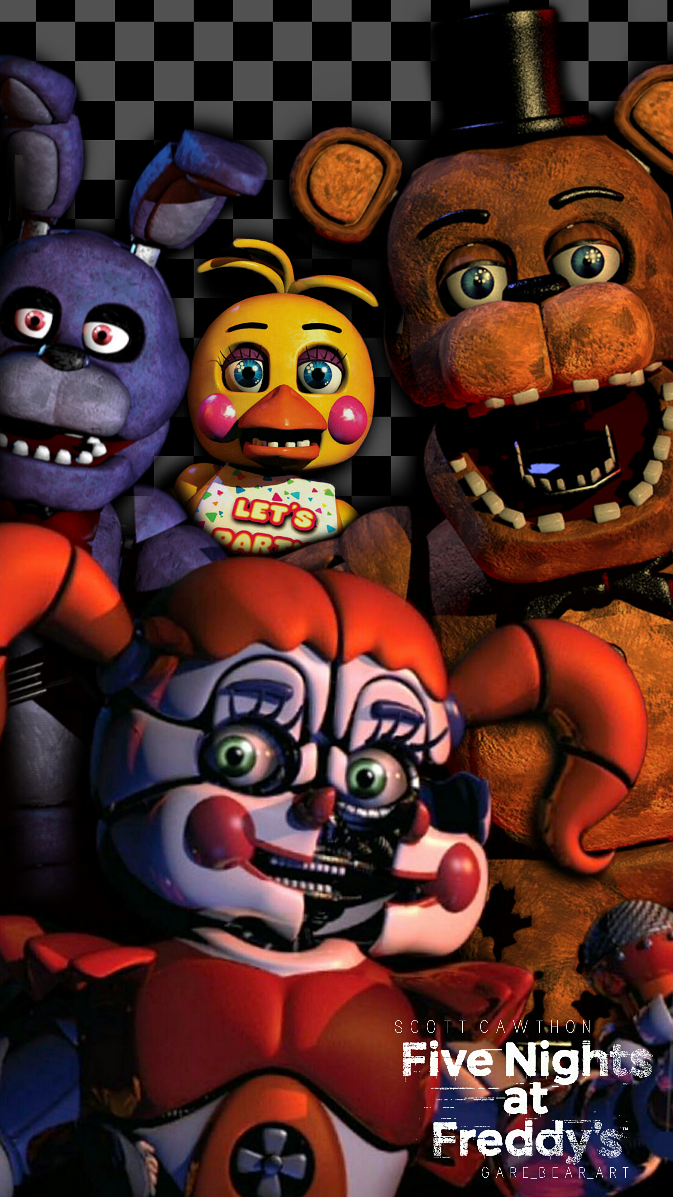 Five Nights At Freddy's Characters by GareBearArt1 on DeviantArt