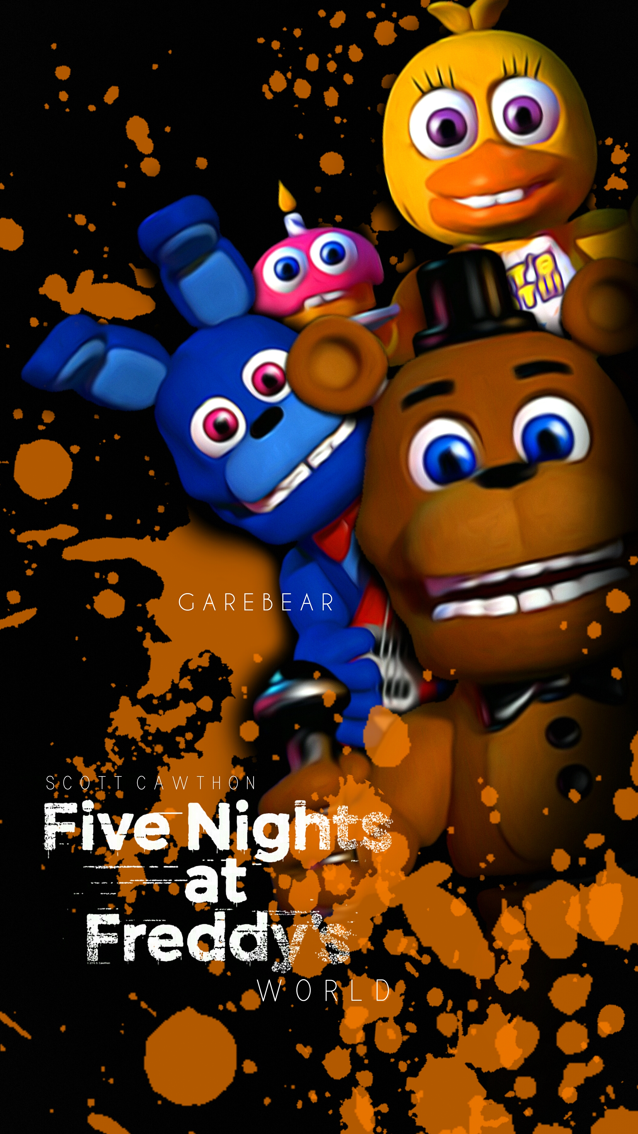 FNAF WORLD by GareBearArt1 on DeviantArt