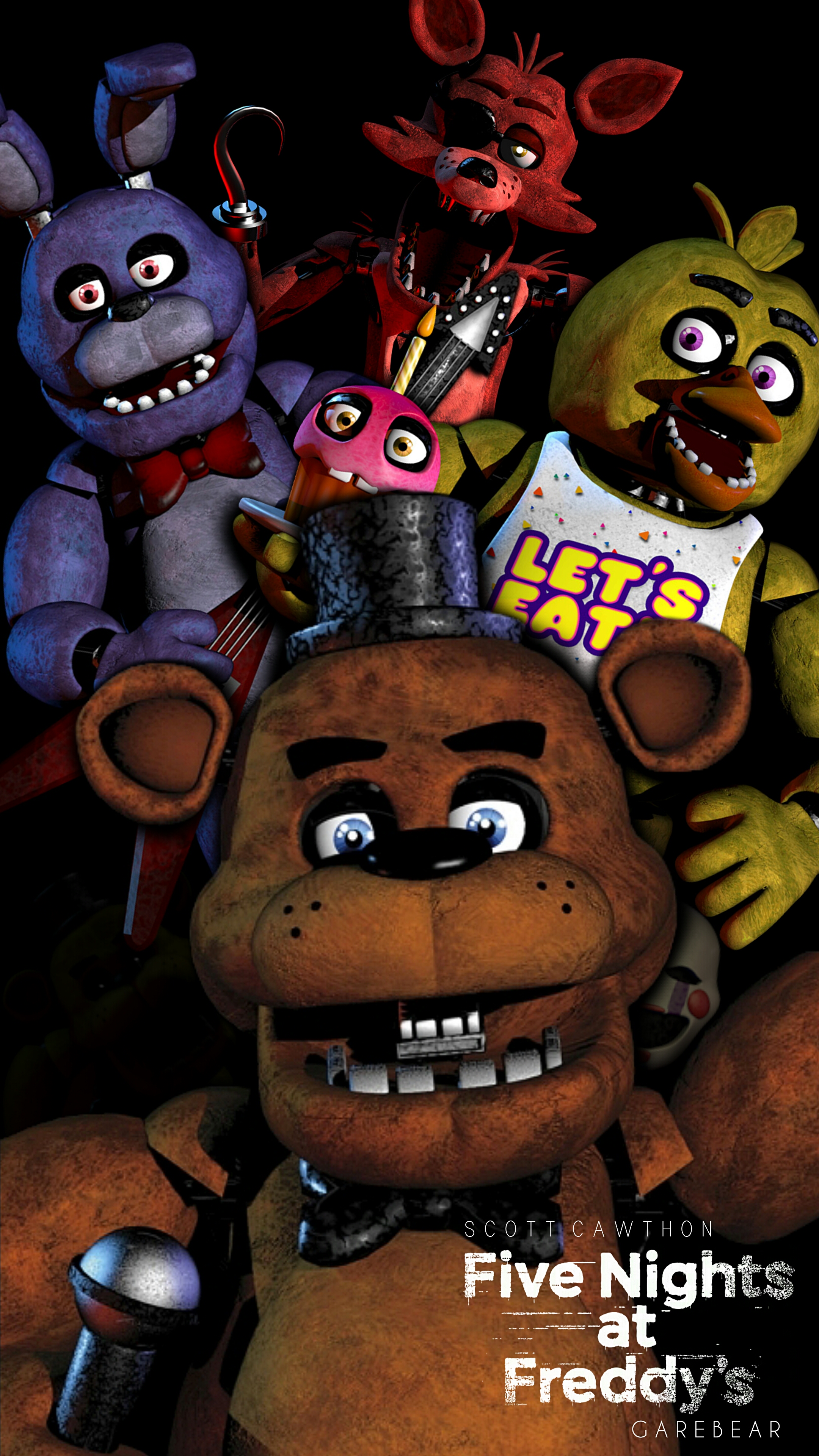 Five Nights At Freddy's Characters by GareBearArt1 on DeviantArt