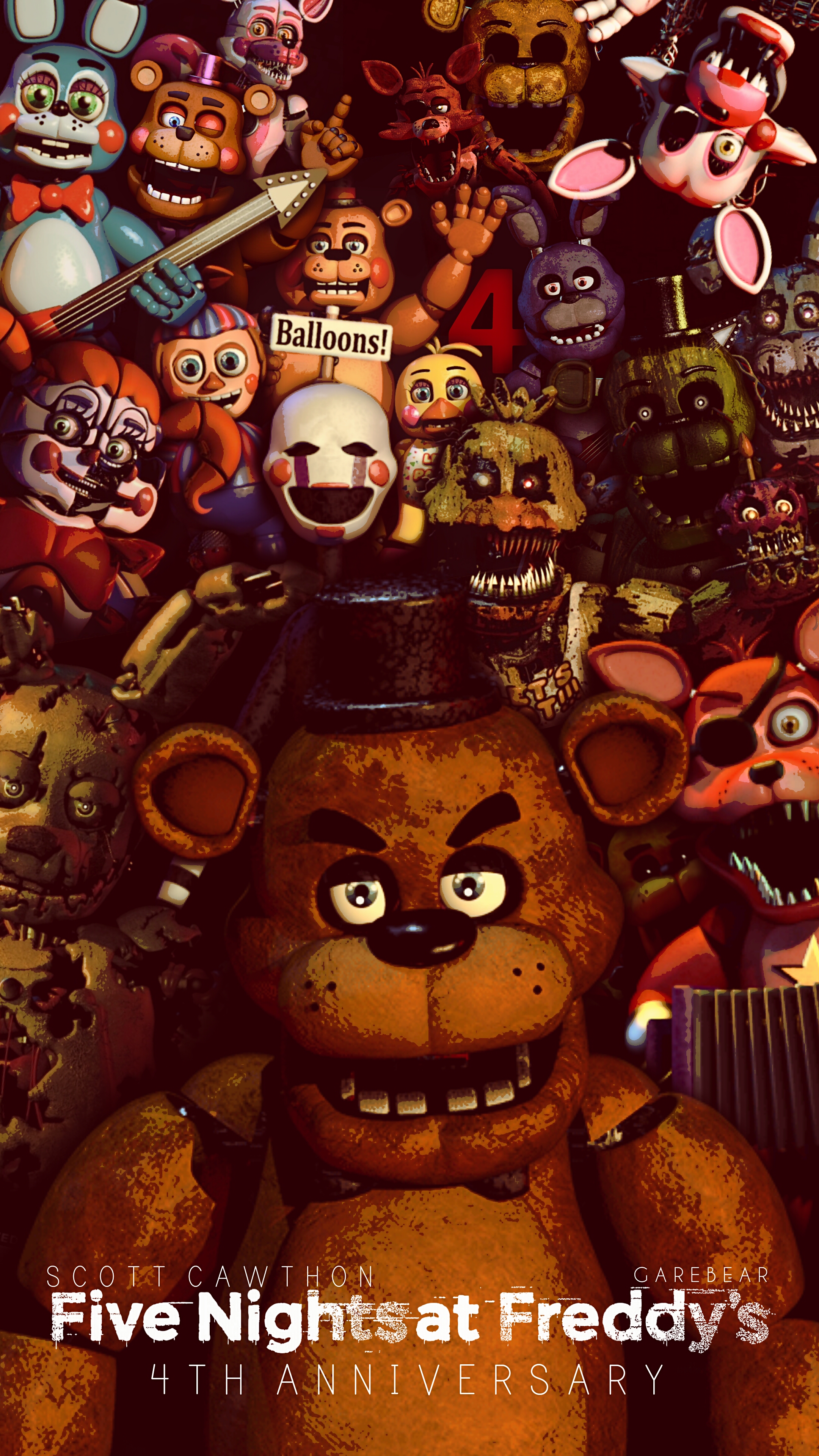 Five nights at Freddys 2 by GareBearArt1 on DeviantArt