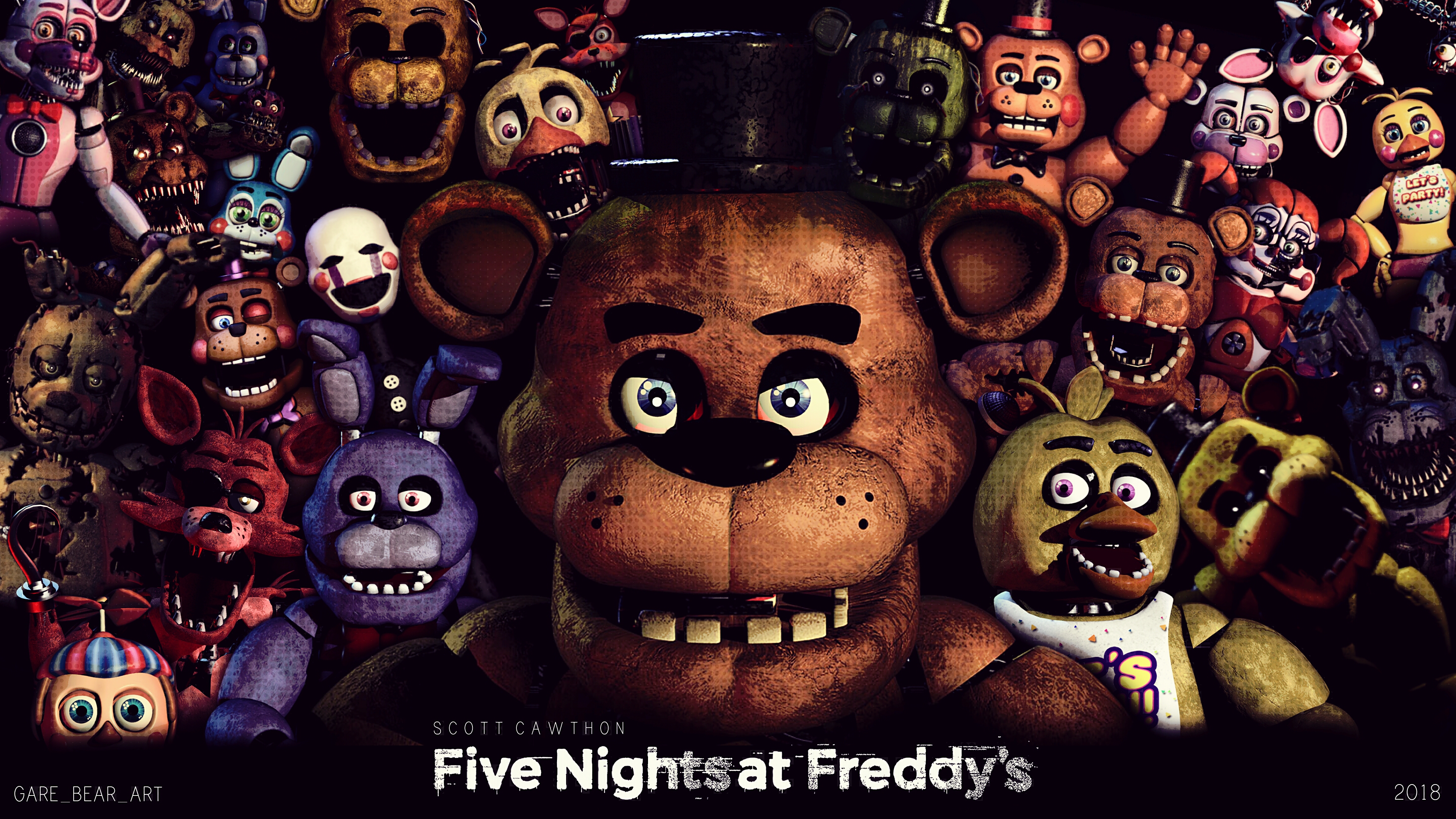 Five nights at Freddys 2 by GareBearArt1 on DeviantArt