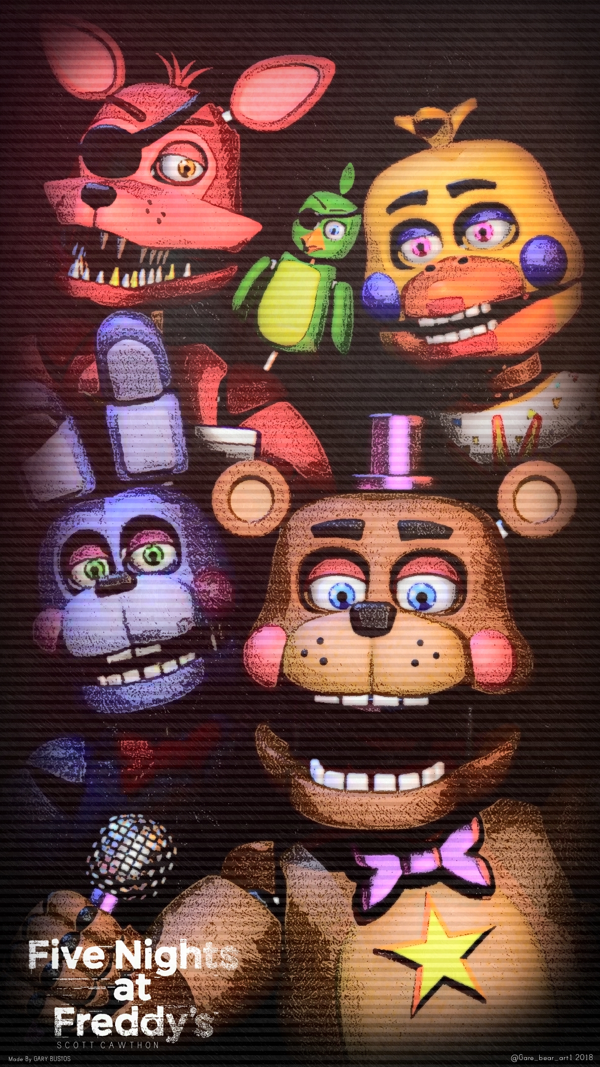 Five nights at Freddys 2 by GareBearArt1 on DeviantArt