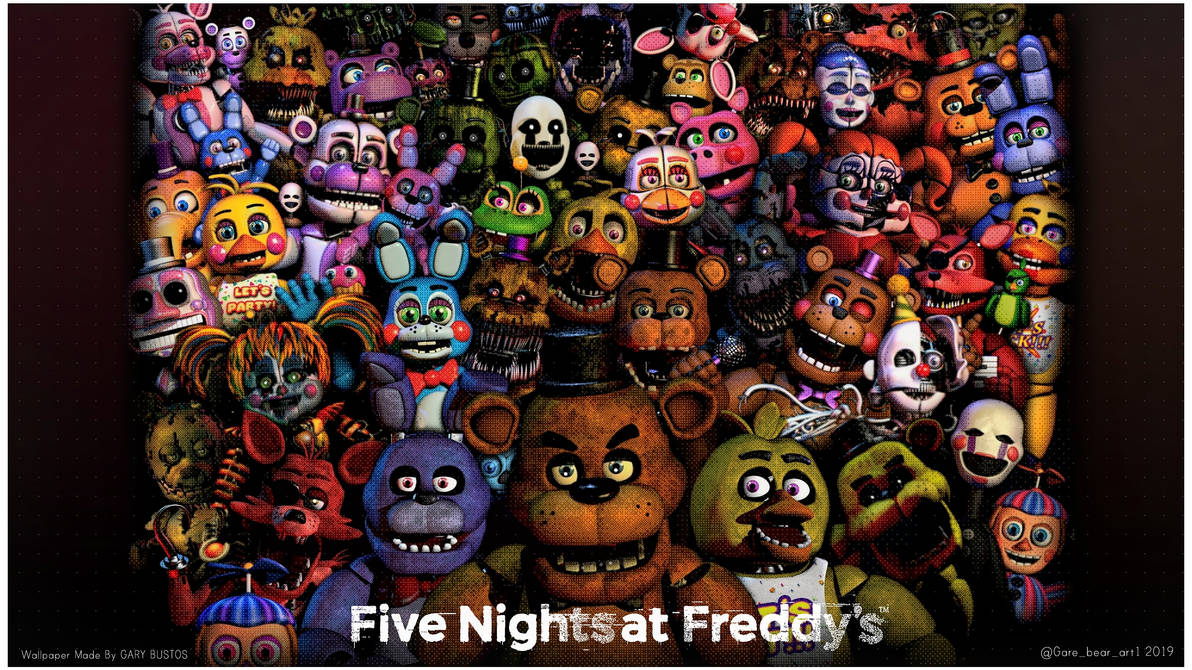 Five Nights At Freddy's Characters by GareBearArt1 on DeviantArt