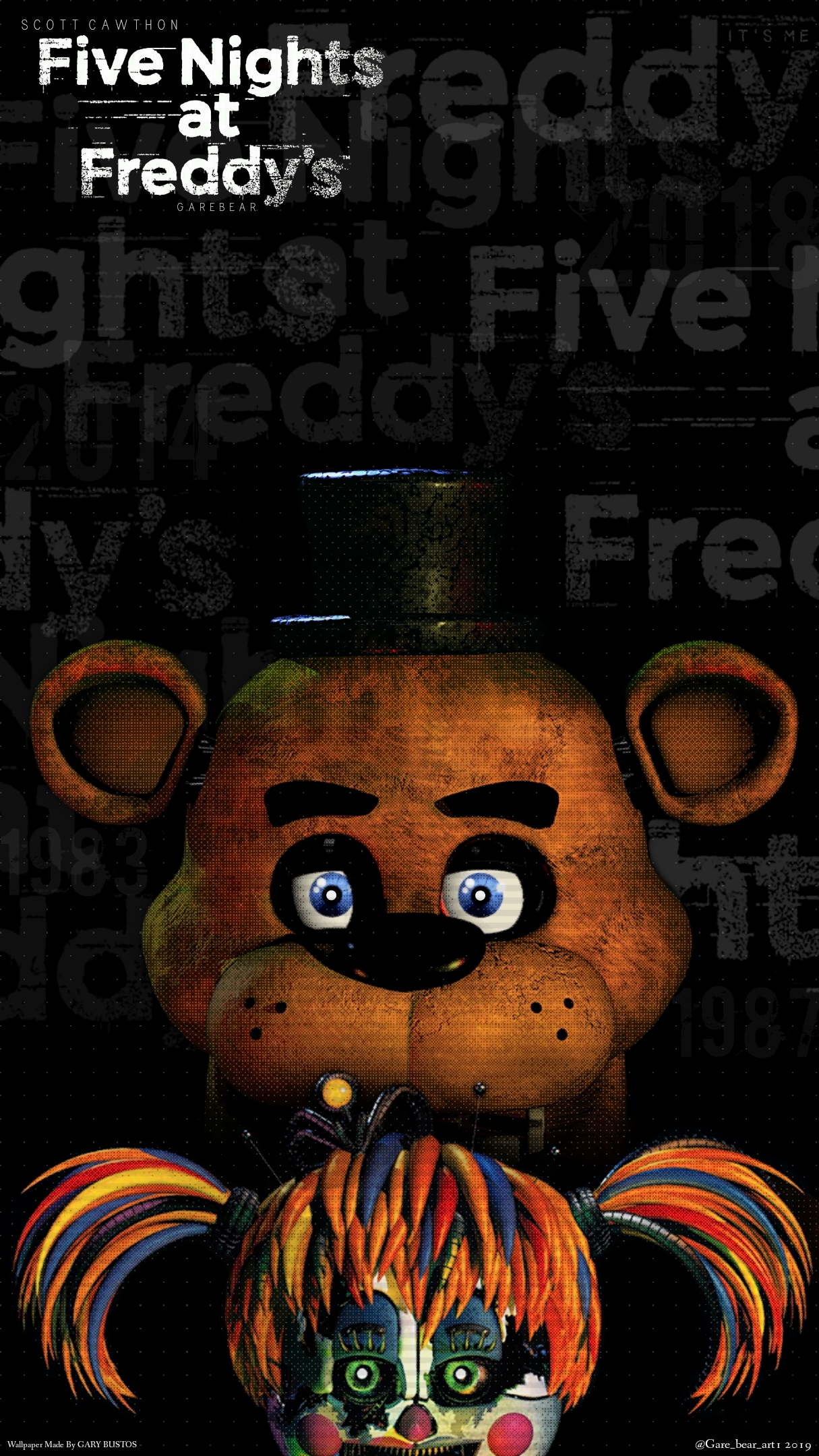 Five nights at freddys 1-5 by GareBearArt1 on DeviantArt