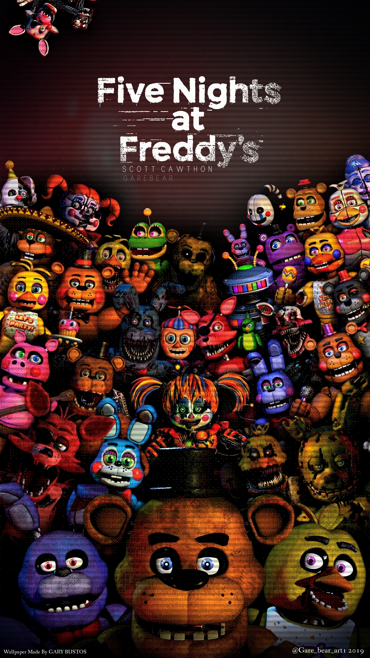 Five Nights At Freddy's Characters by GareBearArt1 on DeviantArt
