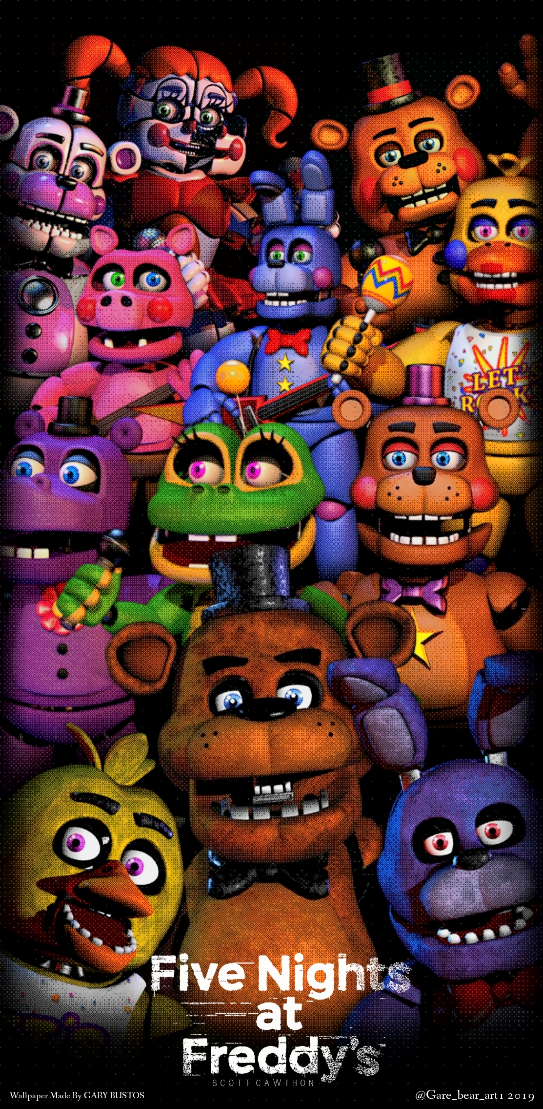 Five Nights At Freddy's Characters by GareBearArt1 on DeviantArt