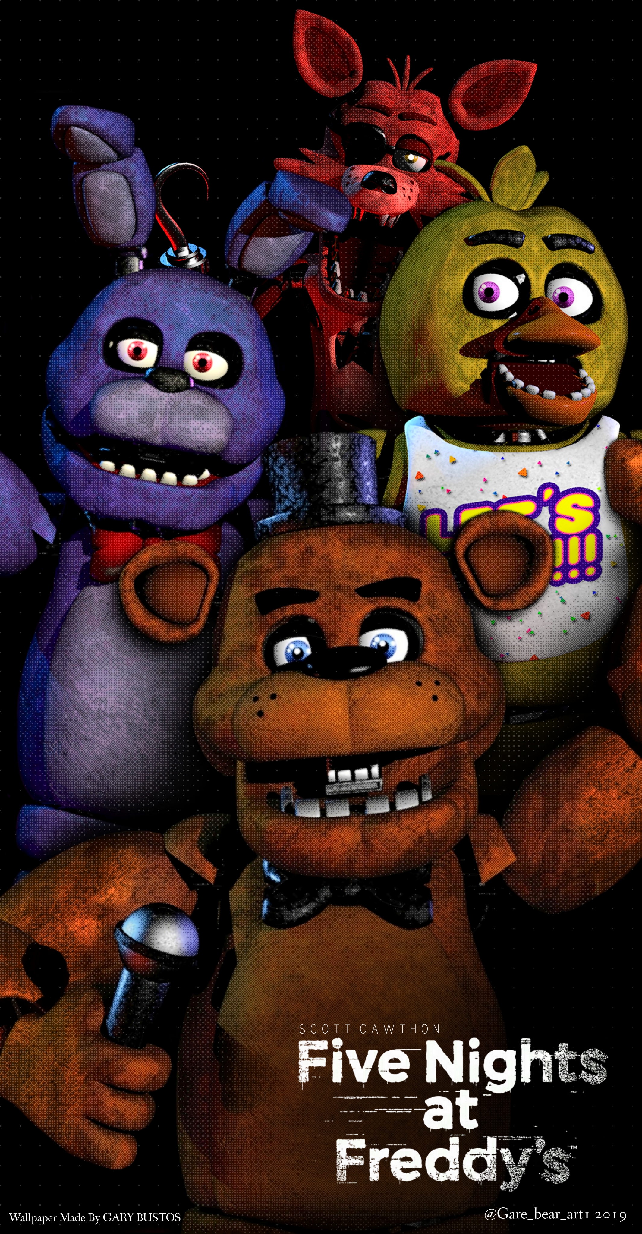 Five Nights At Freddy's Characters by GareBearArt1 on DeviantArt