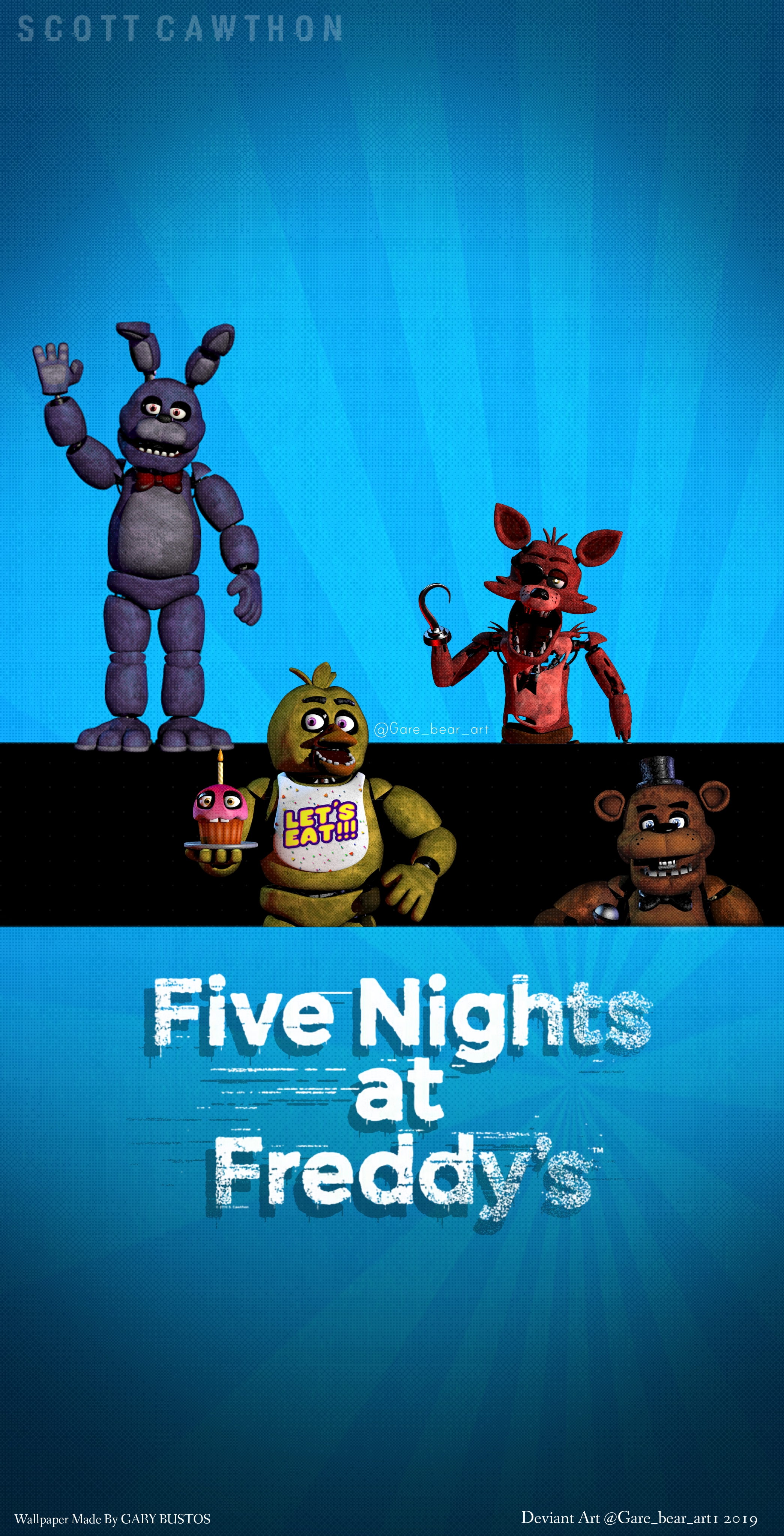 Five Nights At Freddy's Characters by GareBearArt1 on DeviantArt