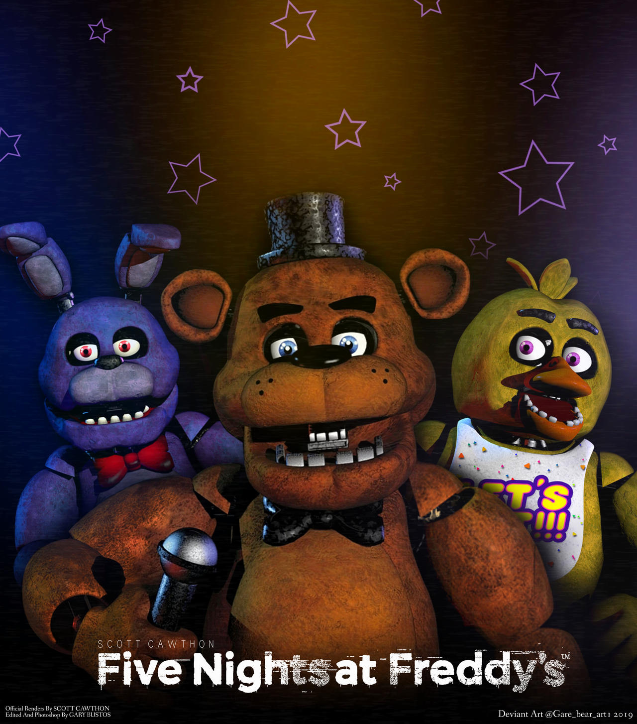 Five Nights At Freddy's Characters by GareBearArt1 on DeviantArt