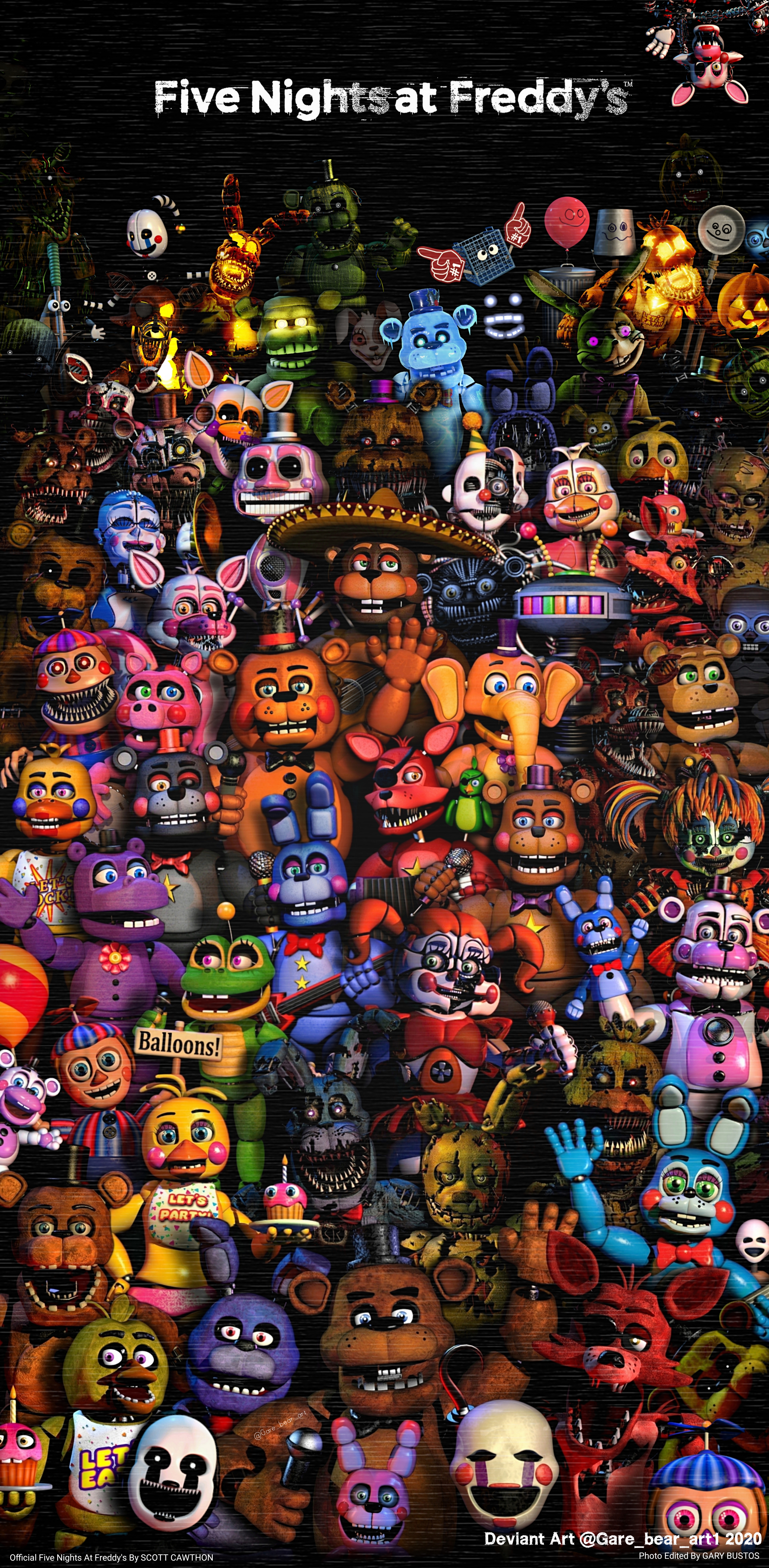 FNAF WORLD by GareBearArt1 on DeviantArt