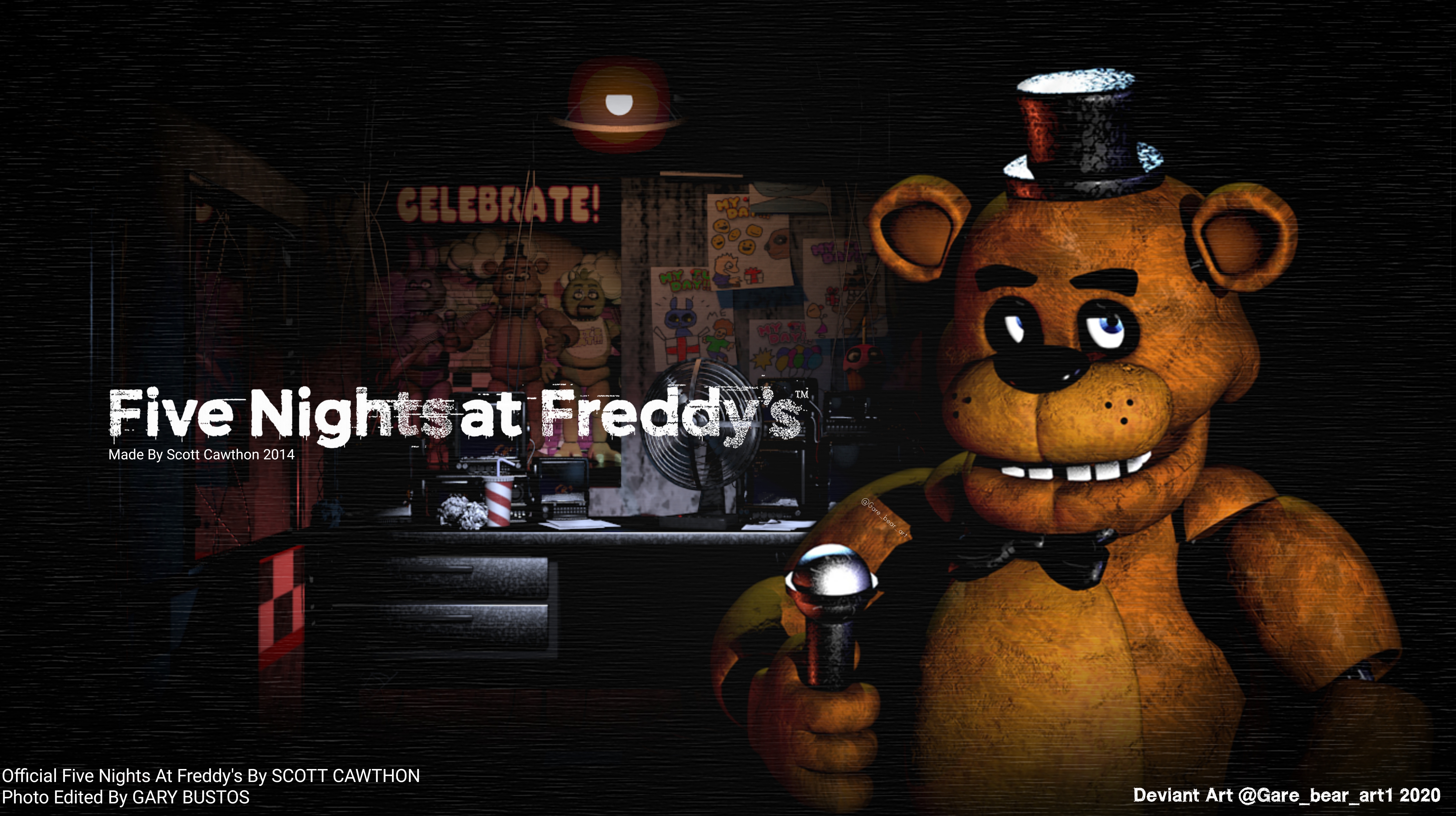 Five nights at freddys 1-5 by GareBearArt1 on DeviantArt