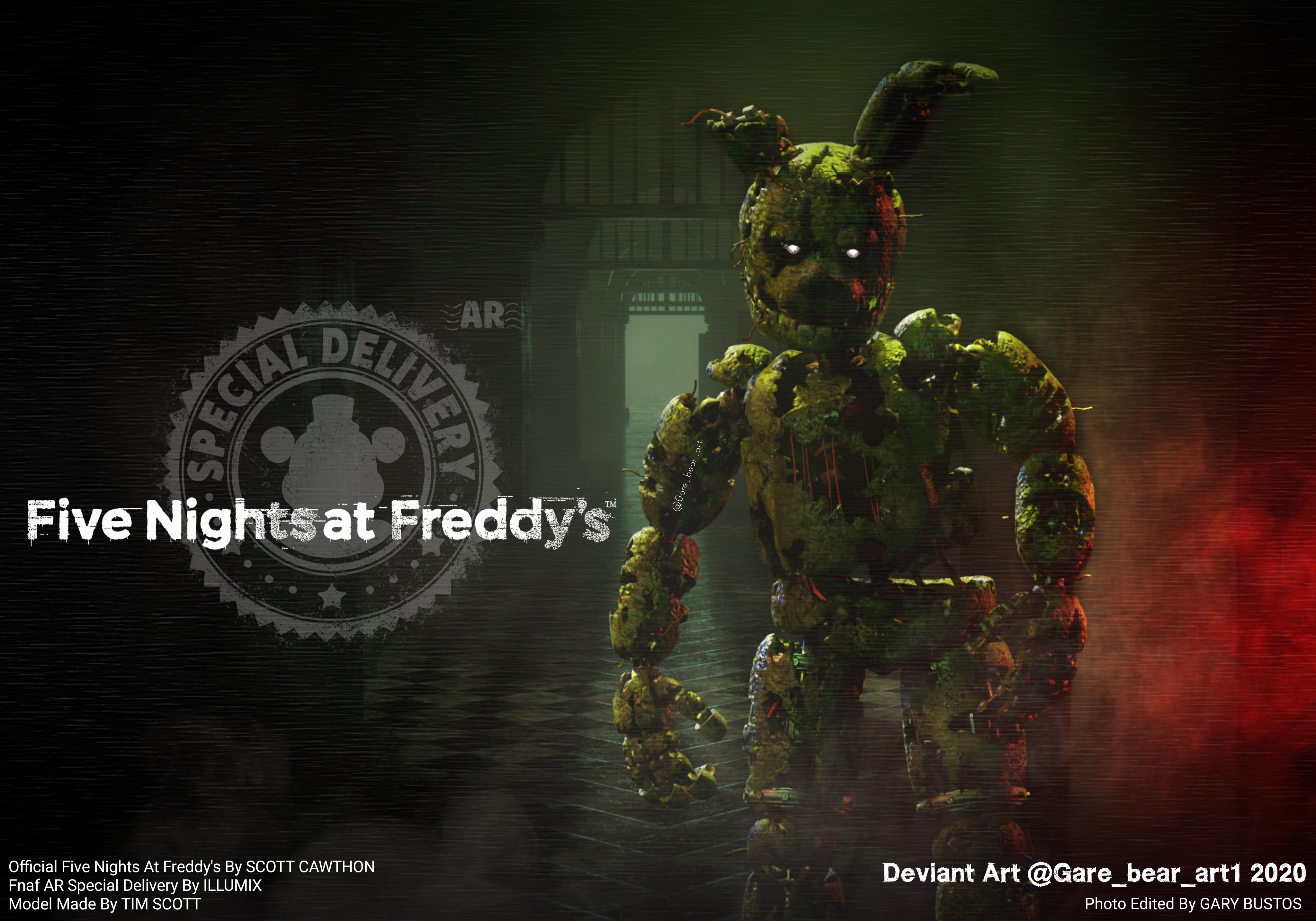 Five Nights At Freddy's AR Special Delivery by GareBearArt1 on
