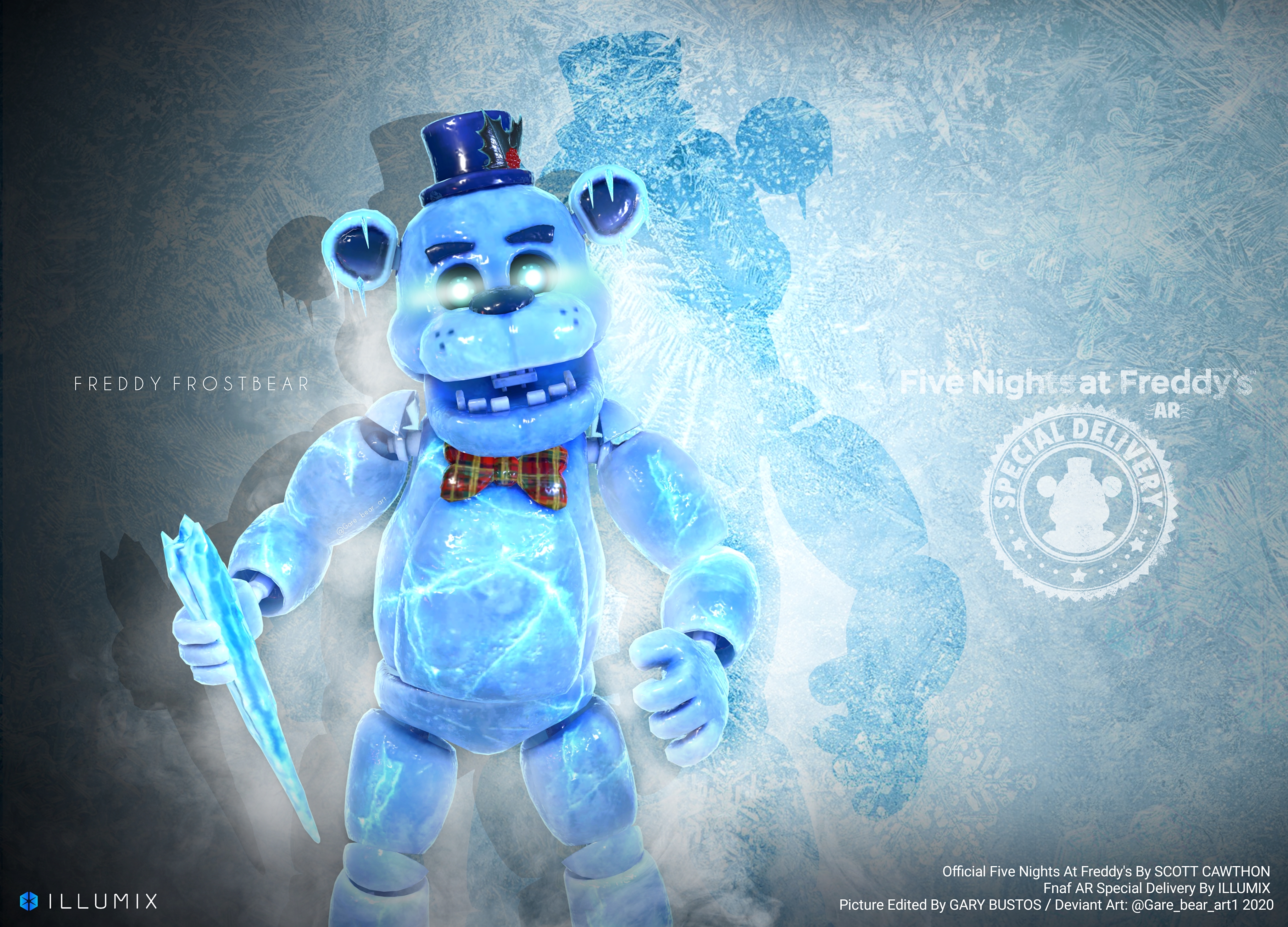 Freddy Frostbear - FNaF AR: Special Delivery - Download Free 3D model by  Priorities (@Priorities) [9ab2c2c]