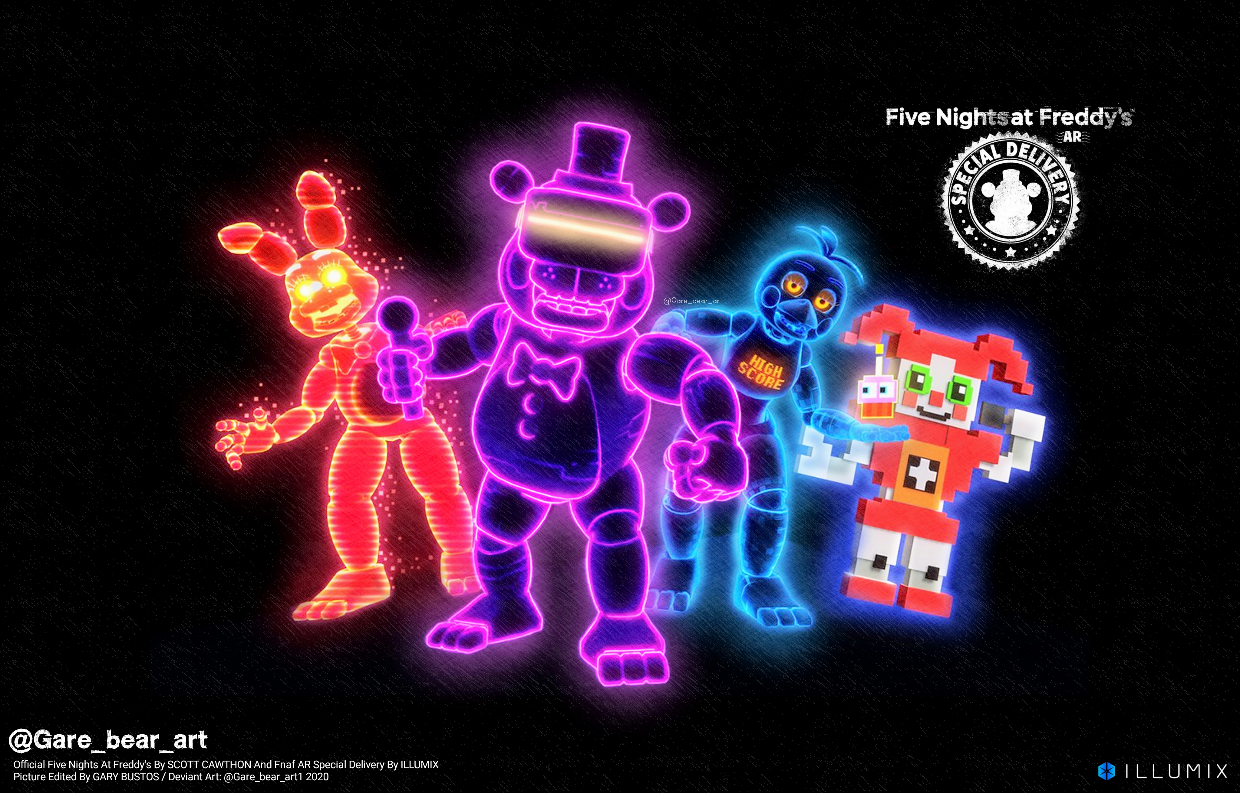 Fnaf AR Special Delivery by GareBearArt1 on DeviantArt