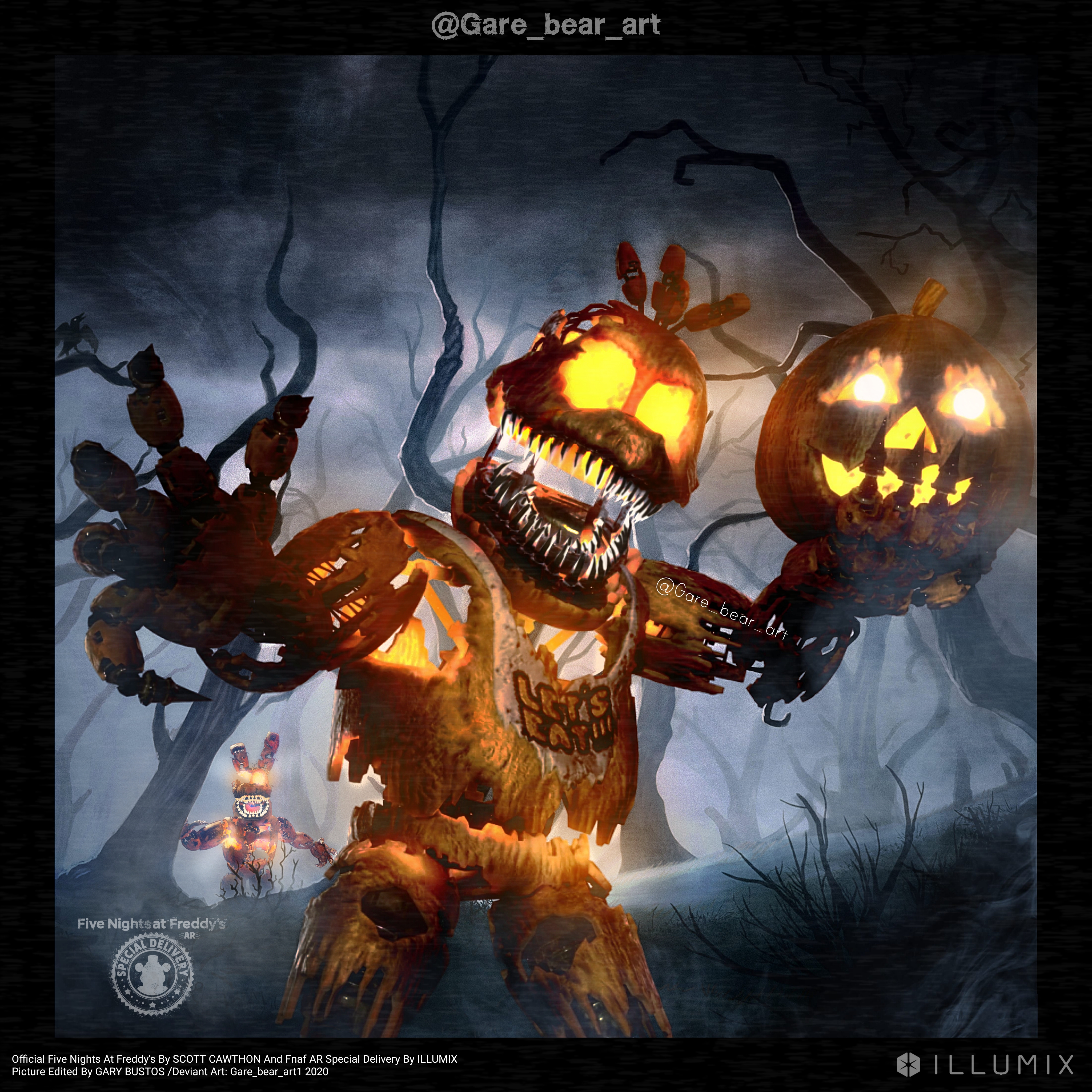 Jack O Chica And Jack O Bonnie By Garebearart1 On Deviantart Jack O Chica And Jack O Bonnie By Garebearart1 On Deviantart