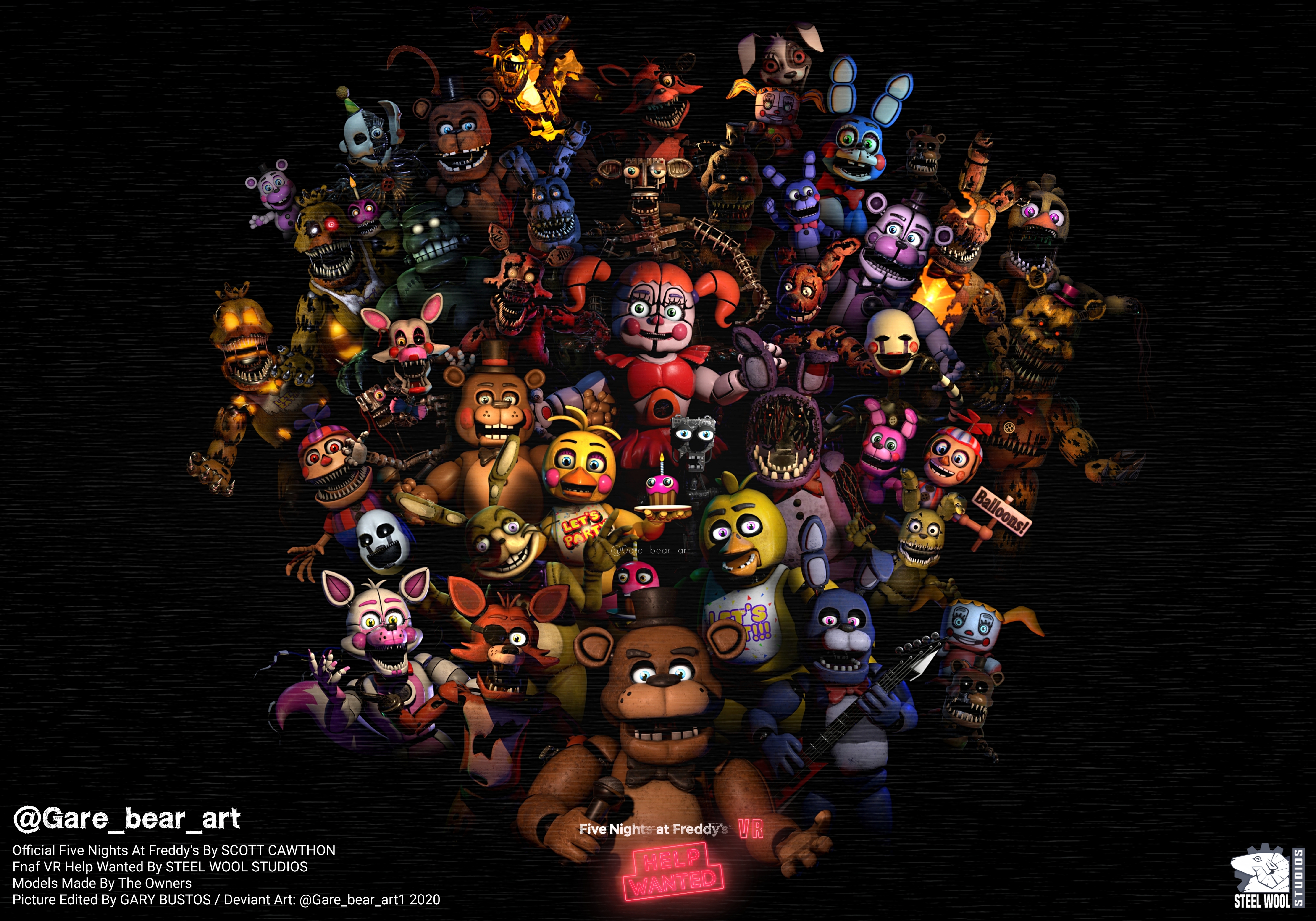 All FNAF Help Wanted Characters: Gallery & Descriptions