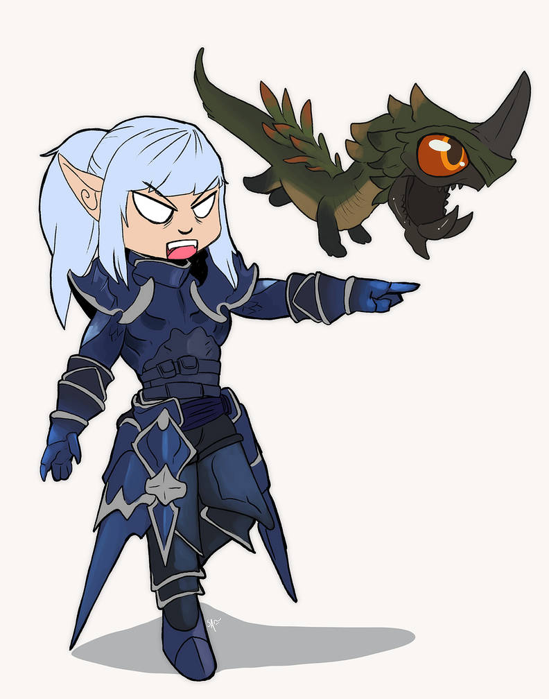 Estinien by silenceartwork on DeviantArt