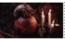 pumpkin + candles aesthetic stamp