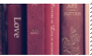 red books aesthetic stamp